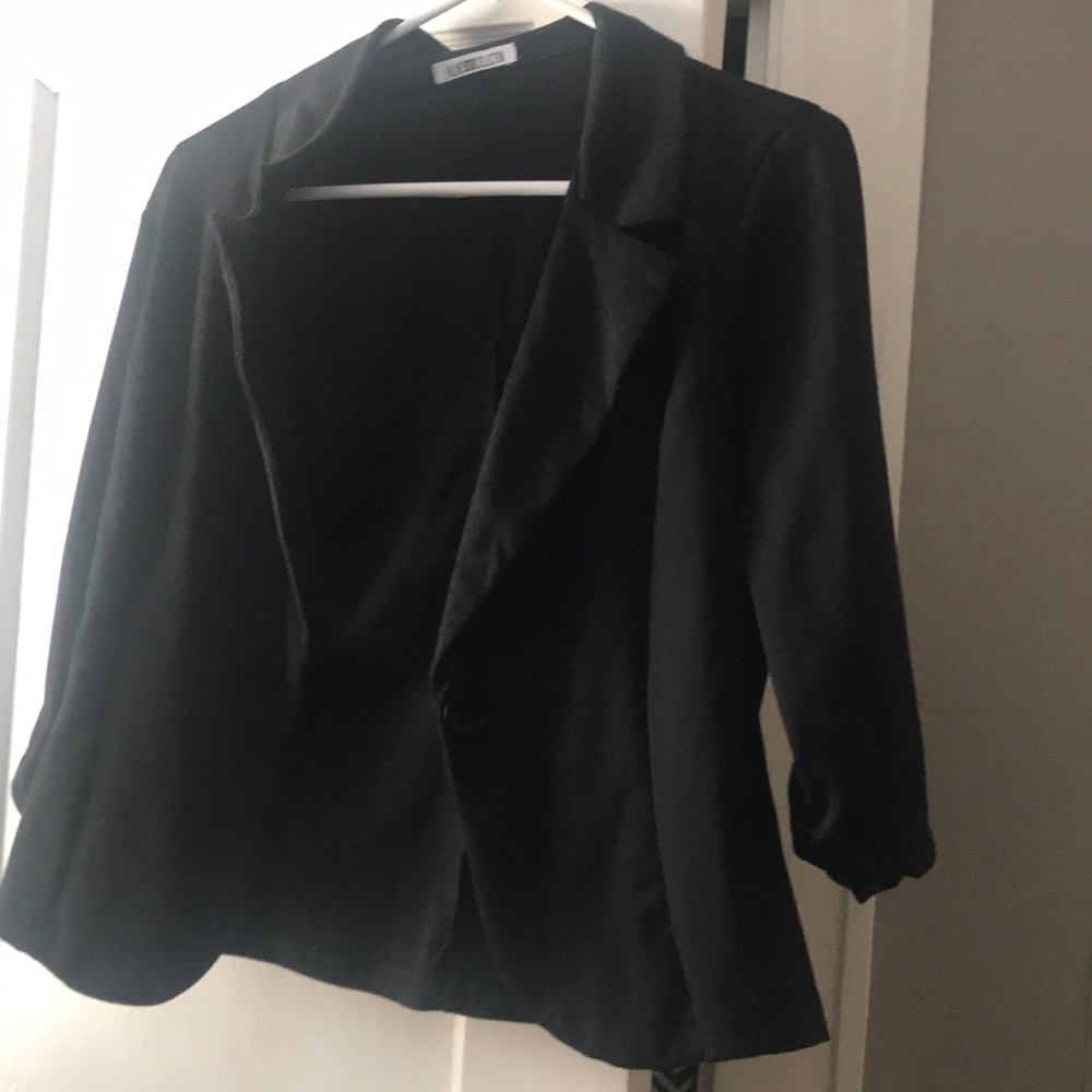 Stretchy black blazer!